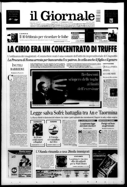 Il giornale : quotidiano del mattino